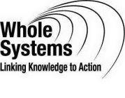 WHOLE SYSTEMS LINKING KNOWLEDGE TO ACTION
