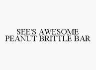 SEE'S AWESOME PEANUT BRITTLE BAR