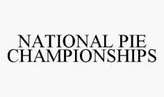 NATIONAL PIE CHAMPIONSHIPS