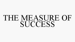 THE MEASURE OF SUCCESS