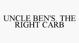 UNCLE BEN'S. THE RIGHT CARB