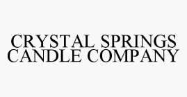 CRYSTAL SPRINGS CANDLE COMPANY