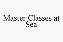 MASTER CLASSES AT SEA