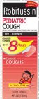 ROBITUSSIN PEDIATRIC IMPROVED TASTE! COUGH COUGH SUPPRESSANT (DEXTROMETHORPHAN HBR) FOR CHILDREN CONTROLS COUGHS UP TO 8 HOURS CONTROLS COUGHS ALCOHOL FREE FRUIT PUNCH FLAVOR COUGH FORMULA 4 FL OZ (11