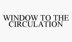 WINDOW TO THE CIRCULATION