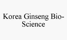 KOREA GINSENG BIO-SCIENCE