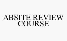 ABSITE REVIEW COURSE