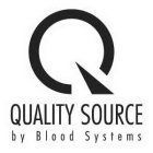 Q QUALITY SOURCE BY BLOOD SYSTEMS