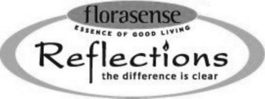 FLORASENSE ESSENCE OF GOOD LIVING REFLECTIONS THE DIFFERENCE IS CLEAR