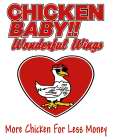 CHICKEN BABY!! WONDERFUL WINGS, MORE CHICKEN FOR LESS MONEY