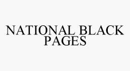 NATIONAL BLACK PAGES