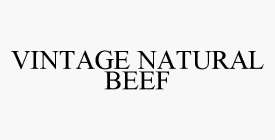 VINTAGE NATURAL BEEF