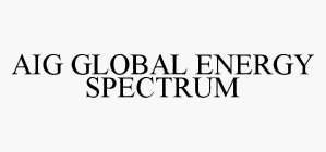 AIG GLOBAL ENERGY SPECTRUM