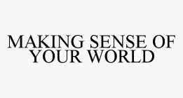 MAKING SENSE OF YOUR WORLD