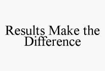 RESULTS MAKE THE DIFFERENCE