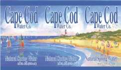 CAPE COD WATER CO. NATURAL SPRING WATER