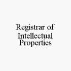 REGISTRAR OF INTELLECTUAL PROPERTIES