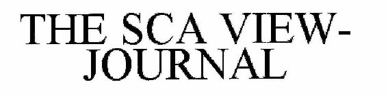 THE SCA VIEW-JOURNAL