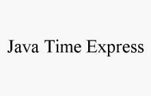 JAVA TIME EXPRESS