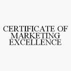 CERTIFICATE OF MARKETING EXCELLENCE