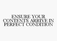 ENSURE YOUR CONTENTS ARRIVE IN PERFECT CONDITION