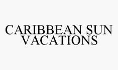 CARIBBEAN SUN VACATIONS