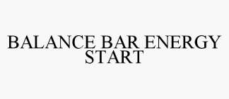 BALANCE BAR ENERGY START