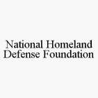 NATIONAL HOMELAND DEFENSE FOUNDATION