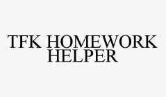 TFK HOMEWORK HELPER