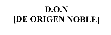 D.O.N. [DE ORIGEN NOBLE]