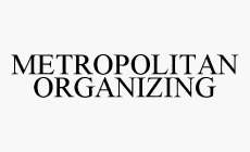 METROPOLITAN ORGANIZING