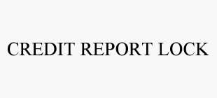 CREDIT REPORT LOCK