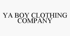 YA BOY CLOTHING COMPANY