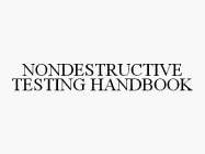 NONDESTRUCTIVE TESTING HANDBOOK