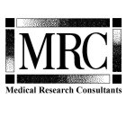 MRC MEDICAL RESEARCH CONSULTANTS
