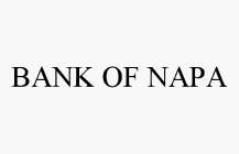 BANK OF NAPA