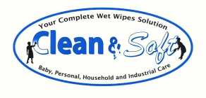 CLEAN & SOFT ANTIBACTERIAL FORMULA PERSONAL CLEANSING SYSTEM LATEX FREE*ALOE VERA* HYPOALLERGENIC*PH BALANCED RENSE FREE* FRAGRANCE FREE CLEANS*MOISTURIZED AND PROTECTS SKIN*HELPS KILLS GERMS AND ELIM