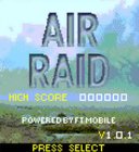 AIR RAID HIGH SCORE 000000 POWERED BY FT MOBILE V1.0.1 PRESS SELECT