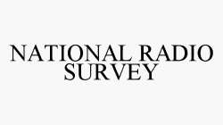 NATIONAL RADIO SURVEY