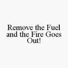 REMOVE THE FUEL AND THE FIRE GOES OUT!