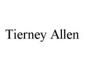 TIERNEY ALLEN