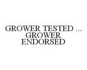 GROWER TESTED ... GROWER ENDORSED