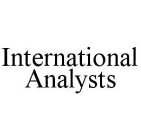 INTERNATIONAL ANALYSTS