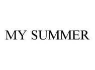 MY SUMMER