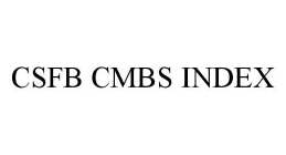 CSFB CMBS INDEX