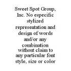 SWEET SPOT GROUP, INC.