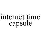 INTERNET TIME CAPSULE