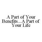 A PART OF YOUR BENEFITS...A PART OF YOUR LIFE