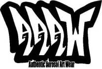AAAW AUTHENTIC AEROSOL ART WEAR
