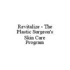 REVITALIZE - THE PLASTIC SURGEON'S SKIN CARE PROGRAM